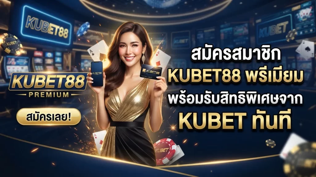 สมัครสมาชิก KUBET88 พรีเมียม พร้อมรับสิทธิพิเศษจาก KUBET ทันที